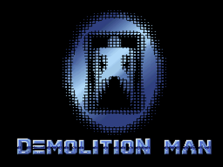 Demolition Man title screen for Super Nintendo